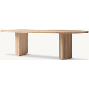 Muebles para el Hogar al por Mayor, Mesa de Comedor Rectangular de Madera Maciza de Roble, Estilo Americano - Product Image 2