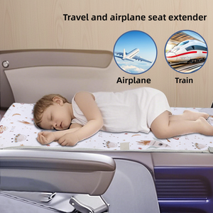 Cuscino Estensibile per Sedile <span class=keywords><strong>Aereo</strong></span> per Bambini, Poggiapiedi da Viaggio con Design Cartone Animato, per Neonati e Bambini - Product Image 4