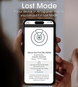 Thông minh GPS Tracker định vị chịu nước hành lý Tracker cho Apple thiết bị nhựa <span class=keywords><strong>Key</strong></span> Finder có thể thay thế pin cho trẻ em nhà - Product Image 5