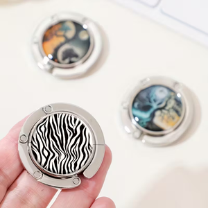 कार्यालय डेस्क पर्स के लिए कस्टम डिजाइन पोर्टेबल पेन धारक के साथ मिनी मेटल पासवर्ड लॉक बैग हुक हैंगर - Product Image 2