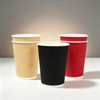 Gobelets en papier biodégradables, imperméables, de qualité alimentaire, recyclables, écologiques, à paroi simple, avec feuille d'or, fabriqués en Chine