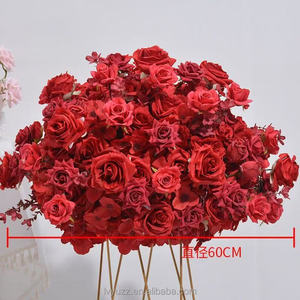 Bola <span class=keywords><strong>de</strong></span> Flores <span class=keywords><strong>de</strong></span> Seda <span class=keywords><strong>de</strong></span> Primera Calidad, 12 Pulgadas, Centro <span class=keywords><strong>de</strong></span> Mesa Artificial para Bodas, Decoración para Iglesia, Día <span class=keywords><strong>de</strong></span> San Valentín, Venta al por Mayor, Envío Rápido - Product Image 1