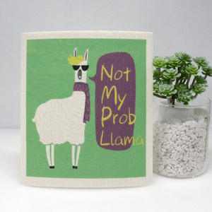 Serviette à vaisselle suédoise en Cellulose biodégradable réutilisable, impression personnalisée écologique, lingettes <span class=keywords><strong>de</strong></span> nettoyage pour vêtements - Product Image 5