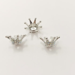 Crown Alloy Pendant Keychain Diamond Encrusted Mobile Phone Strap DIY Jewelry Accessory - Product Image 2