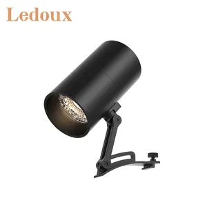 LEDOUX热卖可调轨道安装铝博物馆画廊筒灯2 10 15 20 30 w发光二极管轨道照明