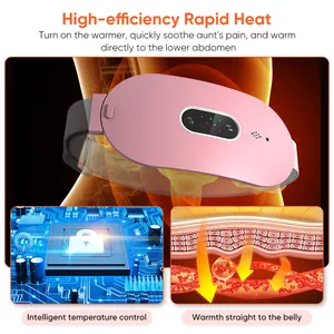 Customized Warm Palace Belly Warmer Belt Cramp Massager Menstrual Heating Pad Care Period Pain Relief Device