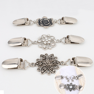Oferta Especial: Clips para Chales de Aleación con Pedrería, Broches de Fijación, Accesorios de Confección de Prendas de Aleación para Suéteres - Product Image 4