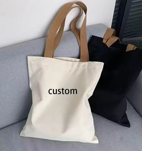 Sacs fourre-tout en toile de coton bio réutilisables, écologiques, imprimés avec logo personnalisé, faible MOQ, pour courses et épicerie - Product Image 2