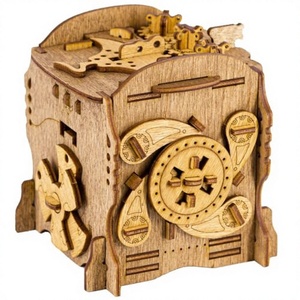 <span class=keywords><strong>IDventure</strong></span> <span class=keywords><strong>Cluebox</strong></span> Captains Nemo Vehículos Nautilus Escape Room Rompecabezas 3D de Madera para Adultos, Juego de Ingenio, Regalo de Cumpleaños para Hombres, Dinero - Product Image 4