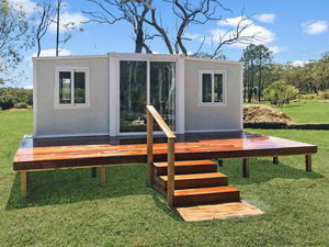Steel Frame Expandable Container Prefab <b>House</b> 20/40ft Modular Tiny Living <b>House</b> - Product Image 3