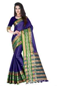 Venta al por mayor Banarasi seda Sari blusa pieza más hermosa ropa de boda para mujeres indias ropa tejida a mano de Surat - Product Image 5