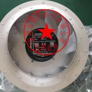 ABB R3G280-AH33-31 พัดลมอุตสาหกรรม 400V 3100RPM มอเตอร์ AC โลหะ ผลิตในเยอรมนีสำหรับอินเวอร์เตอร์ความถี่ - Product Image 1