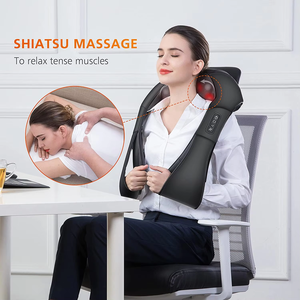 2025 Tendência Produto Shiatsu Elétrico Pescoço Ombro Aquecimento Amassar <span class=keywords><strong>Tapping</strong></span> Massager Calor Terapia Reforçada Relaxamento Alívio Da Dor - Product Image 5