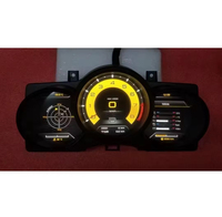Compteur de vitesse numérique LCD DOS amélioré pour Porsche Cayman Boxster 981.1 - 987.2 2005-2012 - Tableau de bord numérique