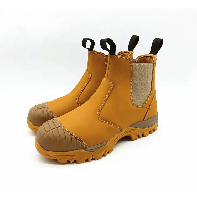 WEJUMP Australie chaussures de sécurité avec embout en acier/chaussures de sécurité avec fermeture éclair de marque protection de la tête en TPU bottes anti-smash anti-perçage