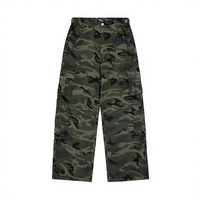 Shorts cargo camouflage pour homme, coupe ample, multi-poches, style utilitaire, streetwear vintage, marque personnalisée