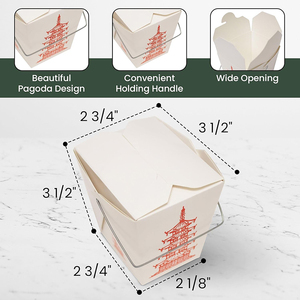 Brochettes de boulettes de viande italiennes jetables et emballage de conteneur de boîte de riz 16 Oz-32 oz pour Sushi Ramen Doner - Product Image 6