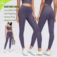 Leggings de yoga taille haute pour femme, effet push-up, sans coutures, sensation seconde peau, contrôle du ventre, sans démarcation visible, pour la gym et la course à pied