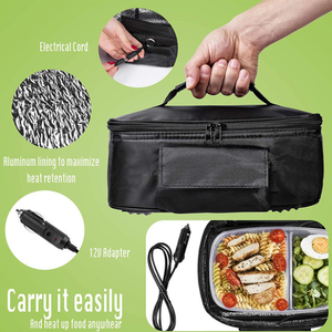 Chauffe-aliments pour voiture 12 V Mini four personnel portable Boîte à lunch <span class=keywords><strong>chauffante</strong></span> électrique pour le réchauffage des <span class=keywords><strong>repas</strong></span> et la cuisson des aliments crus - Product Image 3