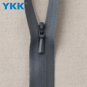 Pour YKK #3 dissimuler les fermetures éclair Style régulier 600 couleurs Nylon Invisible extrémité fermée pour les accessoires de vêtement et de traitement - Product Image 1