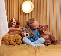 Super moelleux peluche doux chien jouets Simulation peluche poupée personnalisé ce que vous voulez chiot peluche animal jouet en peluche