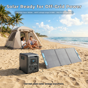 Estación de Energía Portátil con Batería LiFePO4 para Exteriores de 220V, Generador Solar de Onda Sinusoidal Pura de 2500W-10000W, para Automóviles - Product Image 4