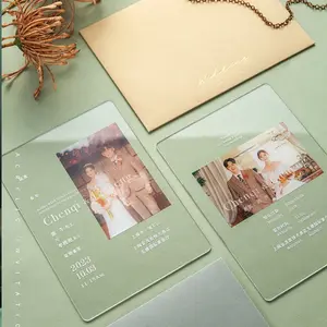 2024 Wedding Invitation Creative Wedding Invitation Birthday Business Invitation Transparent Acrylic Customization