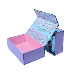 Papel corrugado reciclado impreso con logotipo personalizado embalaje de regalo Negro Grande caja de cartón con cajón - Product Image 6
