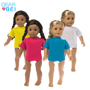 DEAR BEI Set di <span class=keywords><strong>Vestiti</strong></span> per Bambole da <span class=keywords><strong>18</strong></span> Pollici, Comodi e Morbidi, Serie Moda Unisex, Multicolore, per Bambole Americane - Product Image 1