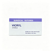 Fil chirurgical de longueur personnalisée, conception d'aiguille flexible, Vicryl absorbable pour usage clinique
