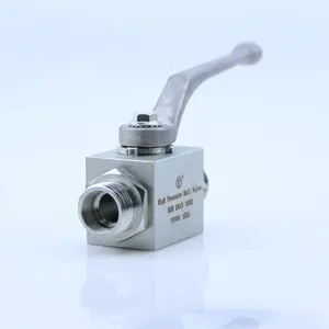 Dibuat Di Cina 1/4Inch KHB Kontrol Baja Hidrolik Tekanan Tinggi Ball Valve