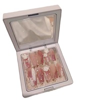 Ongles en gel UV faits à la main, motif camélia rose, nœud papillon et ciel étoilé, prêts à l'emploi, réutilisables, vente en gros, Comté de Donghai
