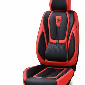 Nouveau design de housse de siège de <span class=keywords><strong>voiture</strong></span> originale de luxe imperméable facile à nettoyer housse de siège de <span class=keywords><strong>voiture</strong></span> en cuir personnalisée à coutures diamantées - Product Image 1