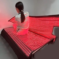 Tapis de luminothérapie rouge pour le sommeil, 660nm 850nm, pour la récupération corporelle complète, la relaxation et l'utilisation à domicile comme spa (Expédition depuis les États-Unis)