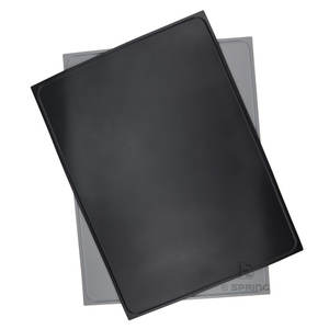 سجادة طعام للحيوانات الأليفة من السيليكون الآمن غذائيًا، بلون واحد، غير قابلة للانزلاق، سهلة التنظيف، مقاومة للماء، مناسبة لأوعية الكلاب والقطط، مع إمكانية إضافة شعار مخصص. - Product Image 1