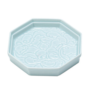 Plato de Postre Irregular de Cerámica Fujian Dehua Wuxi Tang, Plato de Porcelana para Frutas y Bocadillos, Bandeja para Servir Té en el Hogar - Product Image 3