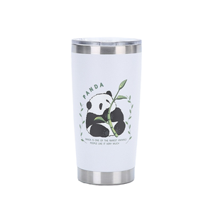 Gobelet en acier inoxydable plaqué or 20 oz avec bord doré pour gravure laser personnalisée - Product Image 1