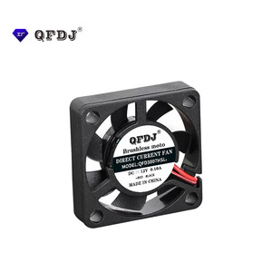 Ventilador DC QFDJ 30x30x10mm 12V con Rodamiento de Aceite de 2 Pines para Mini Dron, Proyector, Purificador - Product Image 1