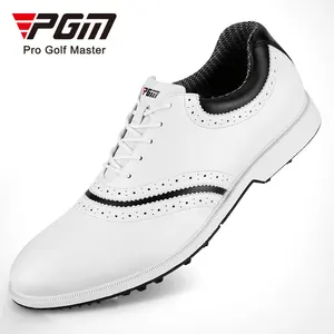 PGM-zapatos de golf para hombre, calzado antideslizante, impermeable, XZ133
