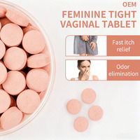 Comprimé vaginal OEM pour l'équilibre microécologique, sans odeur, soulagement rapide des démangeaisons, resserrement féminin