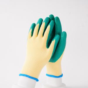 Gants enduits de <span class=keywords><strong>latex</strong></span> de doublure de coton de Chine Gants enduits de <span class=keywords><strong>latex</strong></span> <span class=keywords><strong>orange</strong></span> - Product Image 6