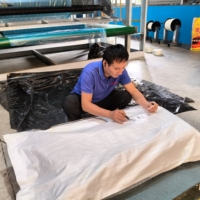 Film de serre PO 7 couches 150 microns, largeur 5m, rouleau de 50m en stock, anti-goutte, résistant aux UV, film de couverture agricole, direct usine