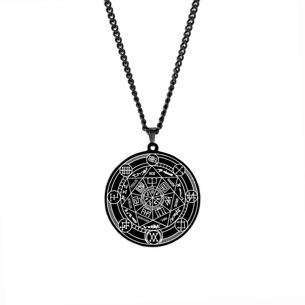 Seal of Solomon Kabbalah 7 Archangels Pendant Necklace | Unisex