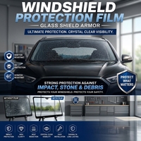 Película Protectora Transparente para Parabrisas de TPU de Alta Claridad, Protección Anti-Reflejos y Anti-UV para Vidrio Automotriz con Muestra Gratis