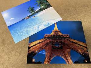 Panneau Photo blanc à Sublimation, taille personnalisée, disponible en blanc, or Rose ou argent, 5 "x 7", 8 "X 10", 8 "X 12" - Product Image 2