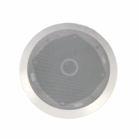 Haut-parleur de plafond ABS personnalisé de 6,5 pouces 20W avec transformateur intégré pour sonorisation commerciale et musique d'ambiance
