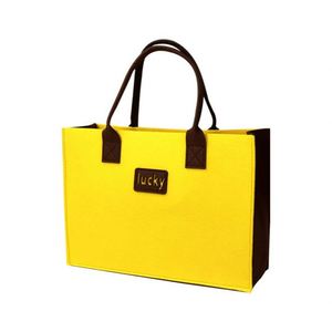 Reusable Low Moq Custom Logo Lightly Heavy Tote <b>Bag</b> With Handles Shopping Felt <b>Bags</b> for Grocery Beach Travel - Product Image 3