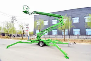 Hot Sale 10-22m Towable Articualted Trailer Boom Lift For Sale