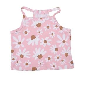 Hauts Halter Sans Dos pour Bébé Fille à Col Roulé, Personnalisation Usine, Vente en Gros, Sublimation, Respirant, Écologique, Angleterre - Product Image 1