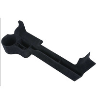 Boîte de rangement intérieure pour voiture Land Cruiser 16-19, en velours écologique, pour console centrale, porte-gobelet, organisateur de vide-espaces de siège